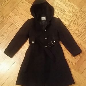 Girls size 7 navy peacoat